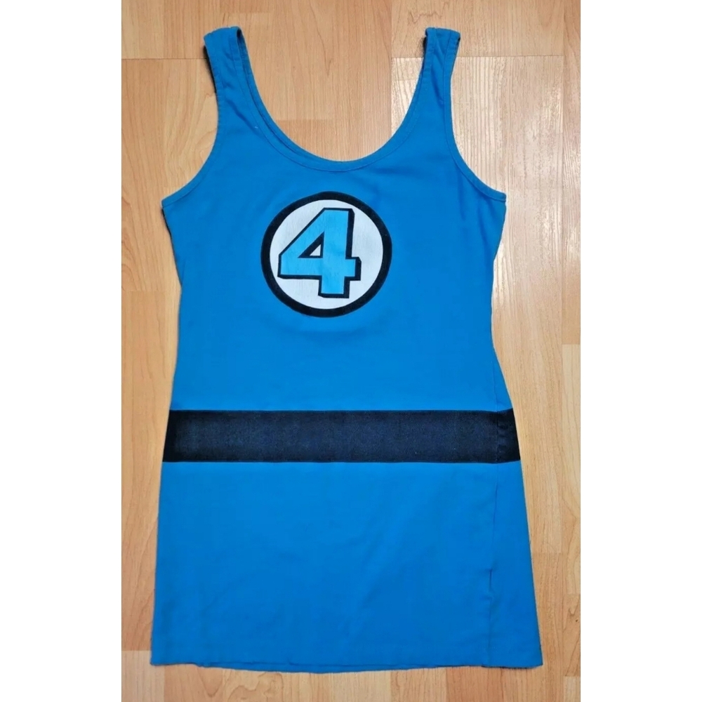 Recycled Karma x Marvel Heroes Fantastic Four mini dress